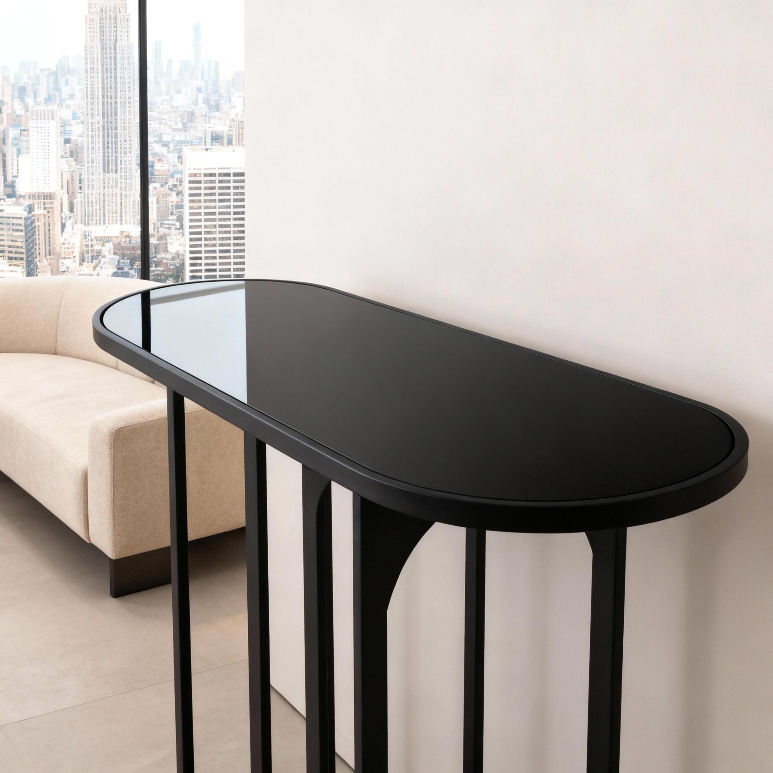 Consolle ovale - 83xH37x5,5cm - Pezzi 1 - Bianchi Dino SpA