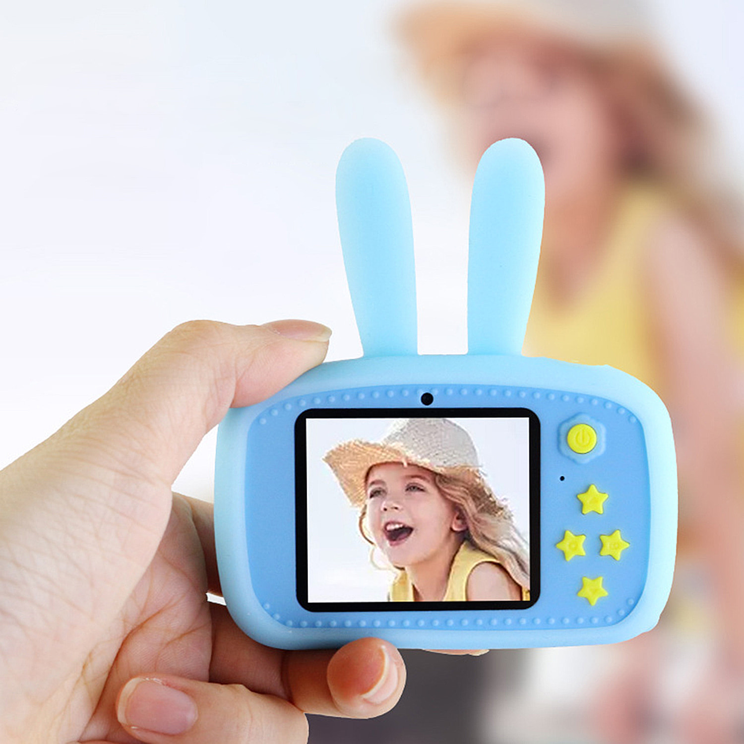 Cámara infantil de fotos y video, con juegos incorporados. HD 720 y hasta 40 megapíxeles. Pantalla de 2 pulgadas.