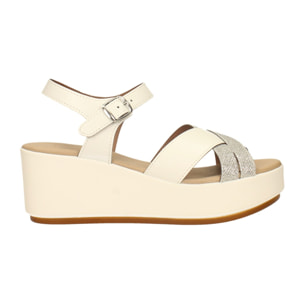 Sandali Donna Tata Italia Argentato