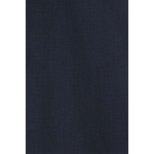 Camicia slim popeline blu marino con logo Polo Club ricamato