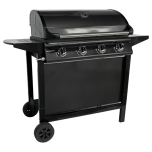 Barbecue au gaz RENO - 4 brûleurs avec thermomètre 14kW