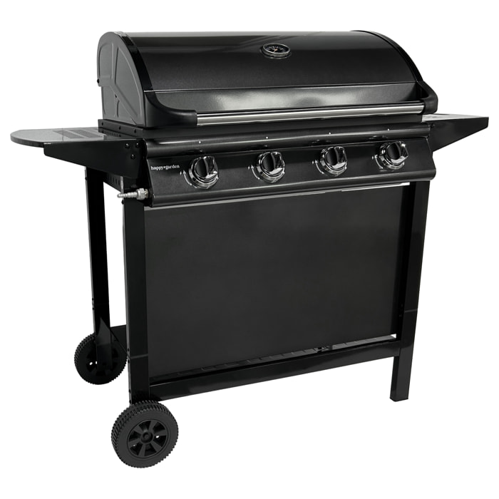 Barbecue au gaz RENO - 4 brûleurs avec thermomètre 14kW