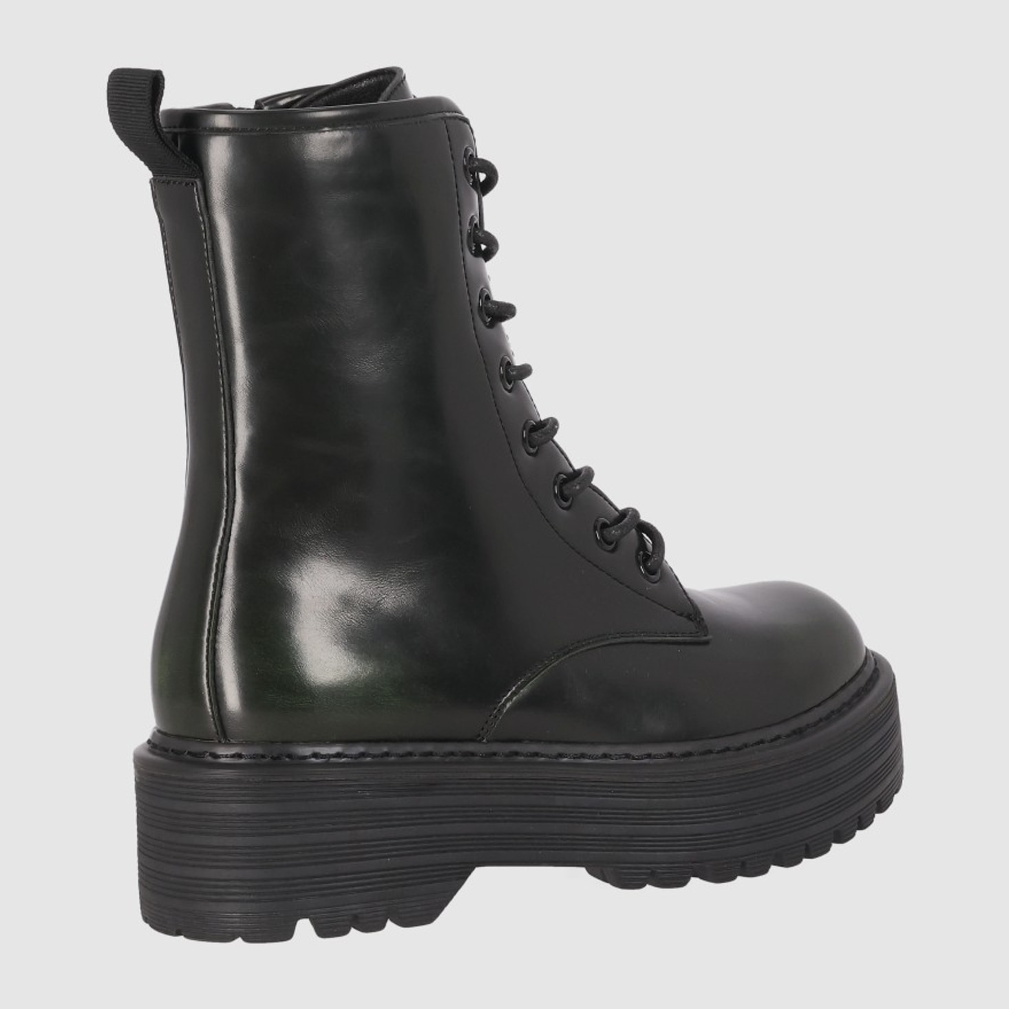 Botines - Verde - Tacón: Bajo