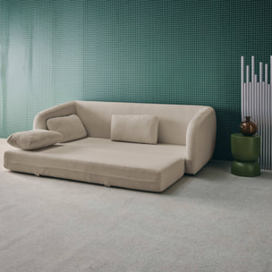 Canapé convertible 3 places tissu chenille  TWIST