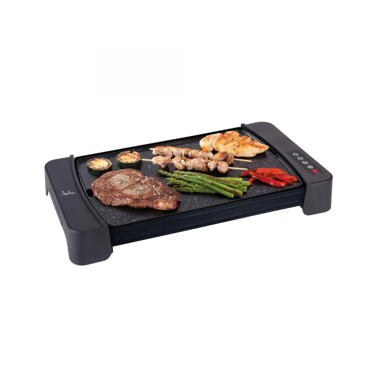 Plancha de cocina eléctrica JATA JEGR2851. Control electrónico. 4 temperaturas. 2600 W