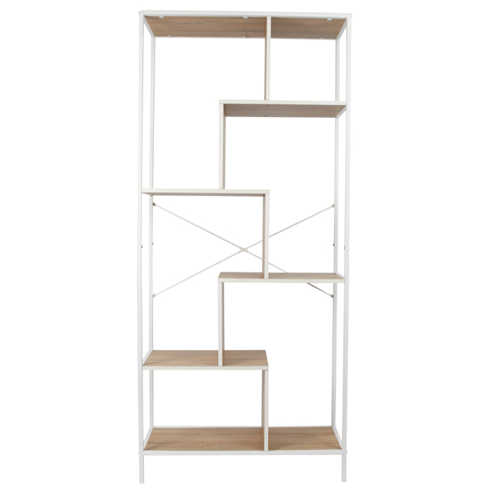 Etagere Edison Blanc 80x30x180cm