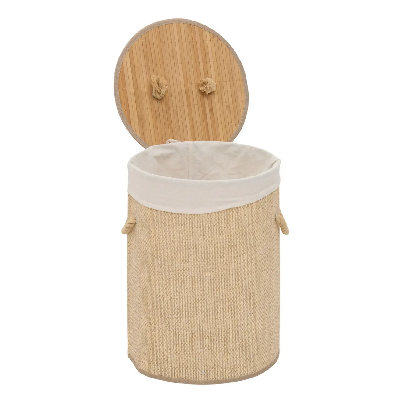 Panier à linge Stemy 48L beige