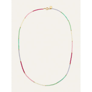 Collana Dye Dots Pastel Acciao Placcato Oro