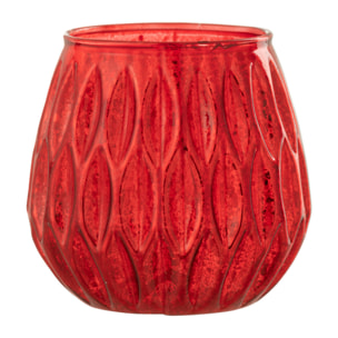 J-Line photophore Motifs - verre - rouge - small - 3 pcs
