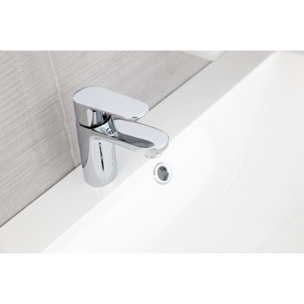 Lucida mitigeur de lavabo sur pied sans vidage, chrome (SIKOBSLU271ES)