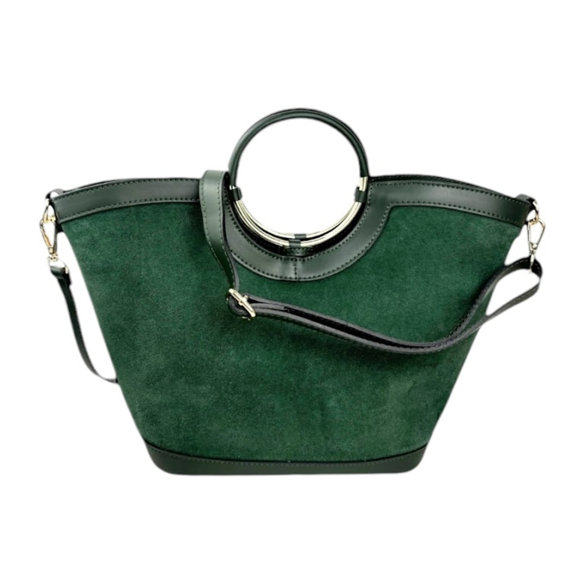 Borsa a mano Cheval Firenze Clara Mini F/W Verde Bottiglia