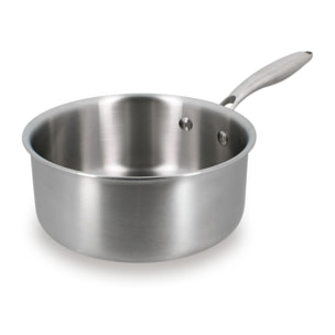 Casserole en acier inoxydable 18cm - tous feux TRINOX