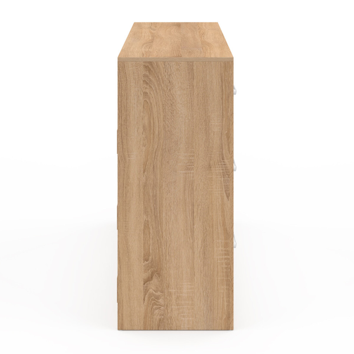 Commode Uma 9 tiroirs bois et blanc