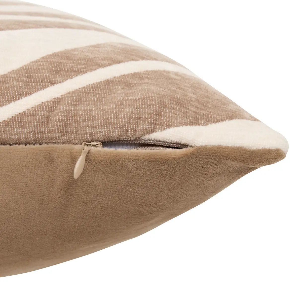 Coussin Betima carré 45x45cm beige