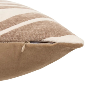 Coussin Betima carré 45x45cm beige
