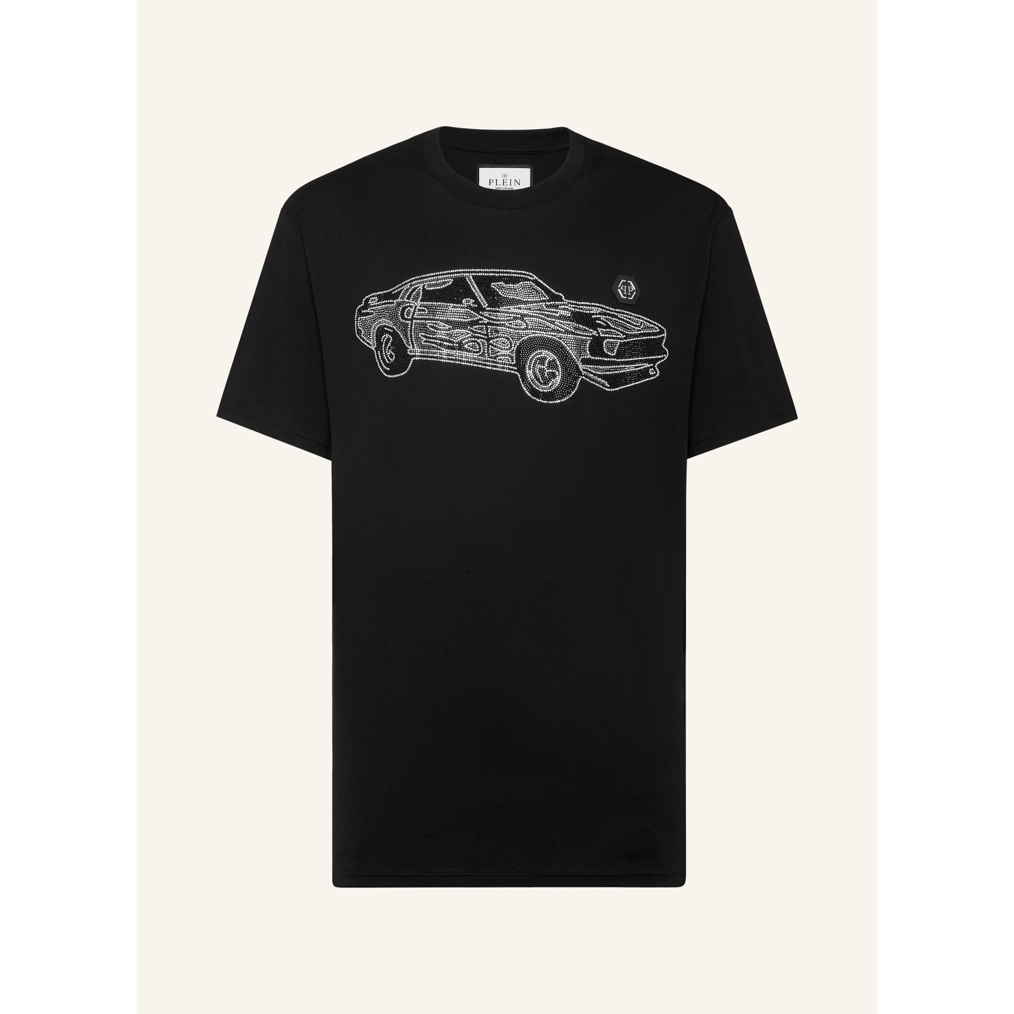 PHILIPP PLEIN T-Shirt Round Neck RACING