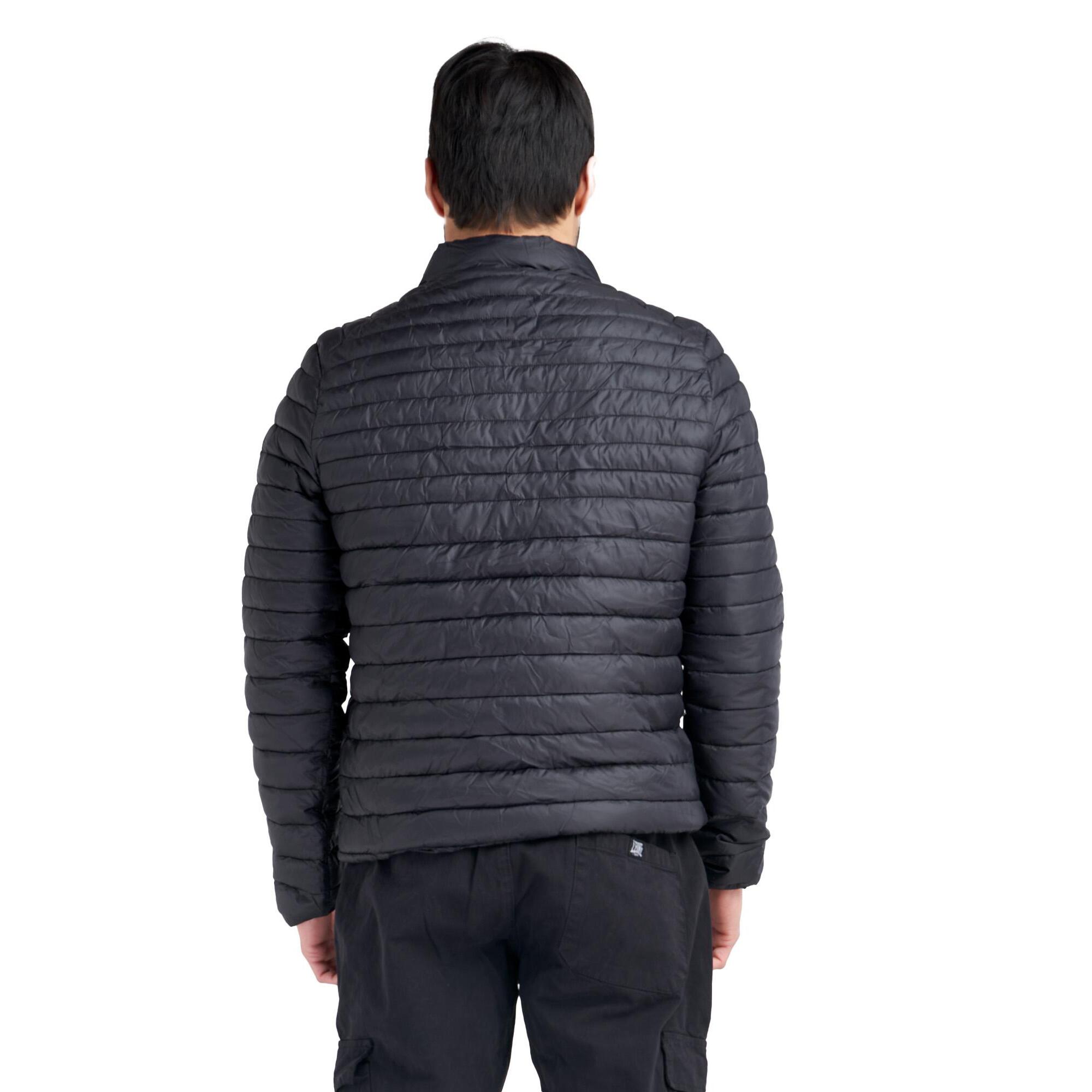 Piumino invernale da uomo con zip e collo alto "Basic"