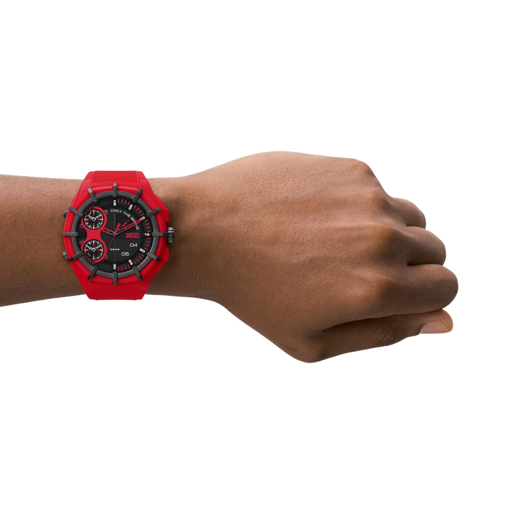 Orologio Diesel FRAMED Silicone Rosso