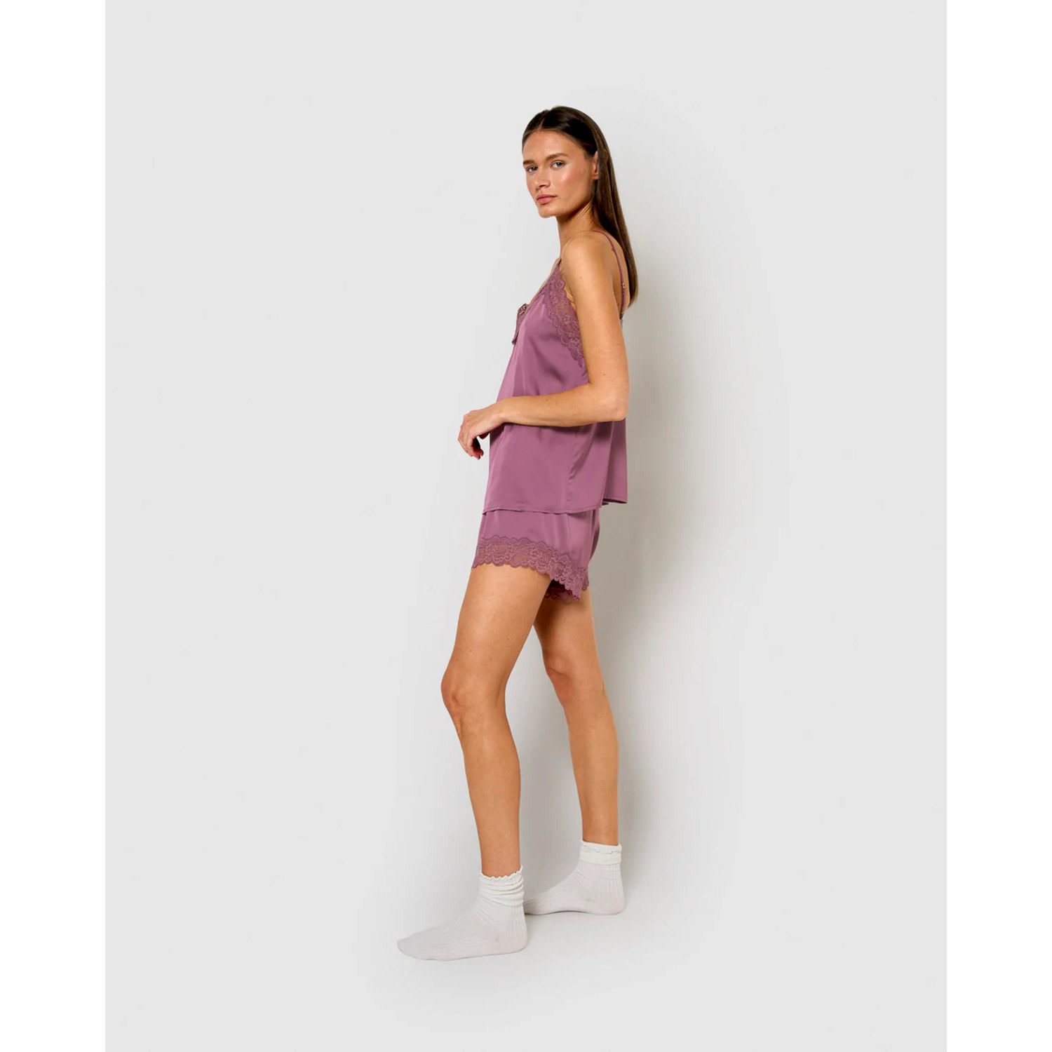 Pijama tirantes mujer satén Friday liso