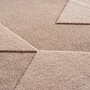 LENNY - Tapis de salon beige au design moderne