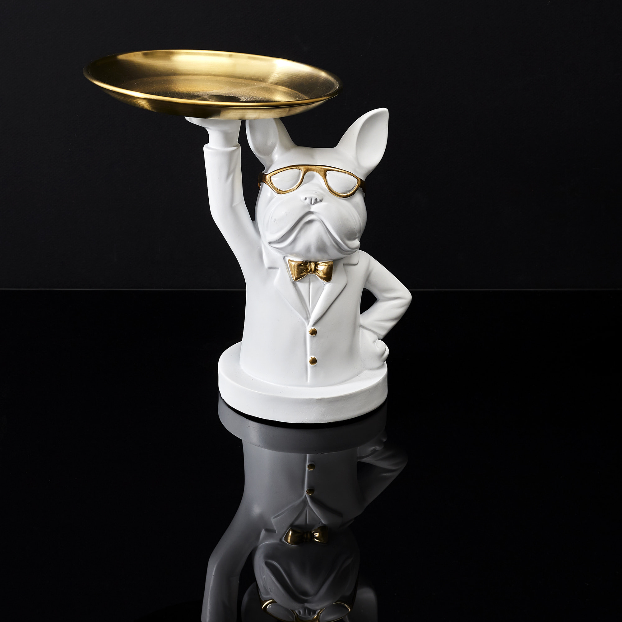 Statue Bulldog  Vide Poche  23cm