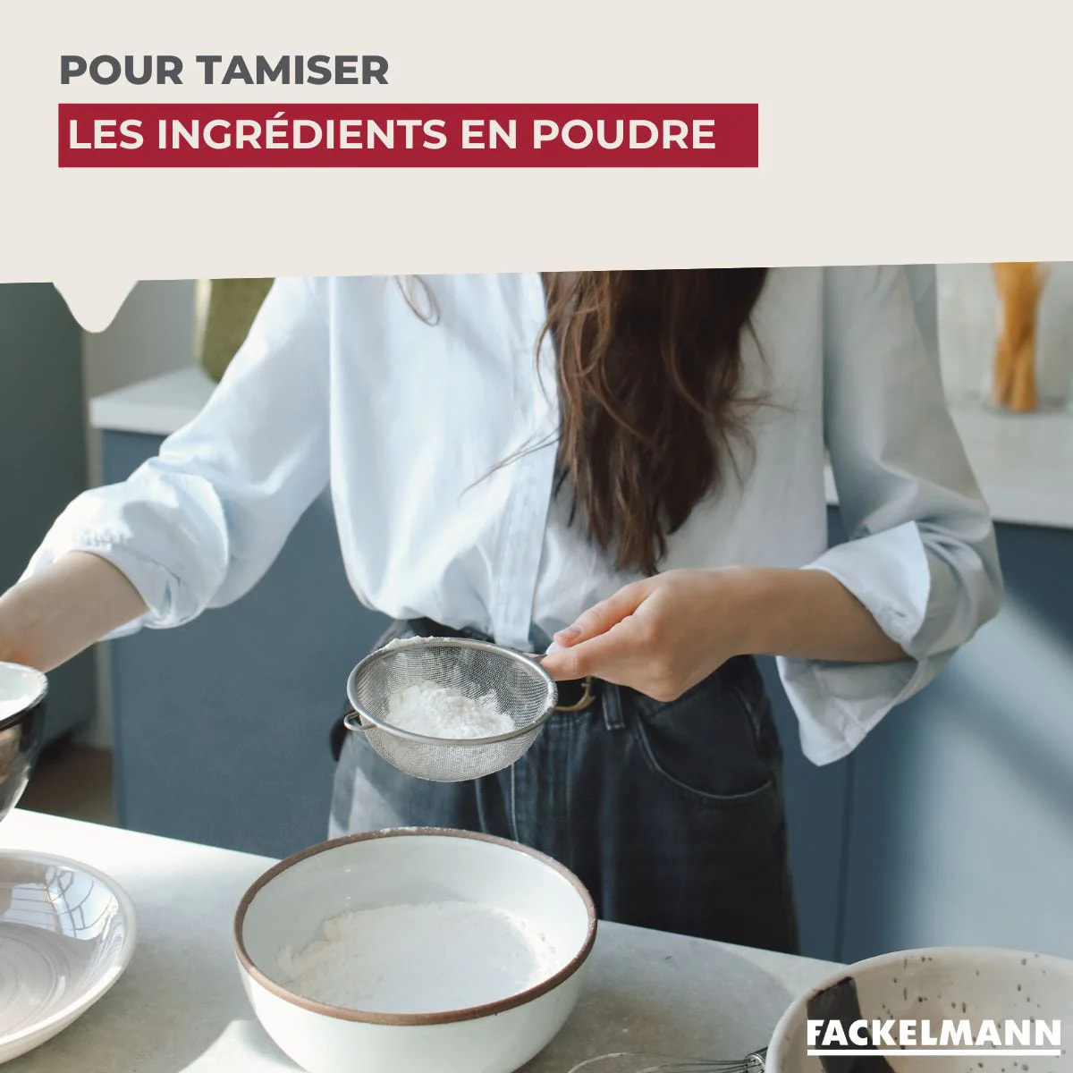 Passoire Chinois en inox Fackelmann
