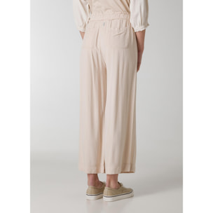 DEHA - Pantalone CREPE TRIMS CROP PANTS in Viscosa per donna