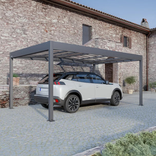 Carport aluminium Trigano - LIBECCIO - 16 m²