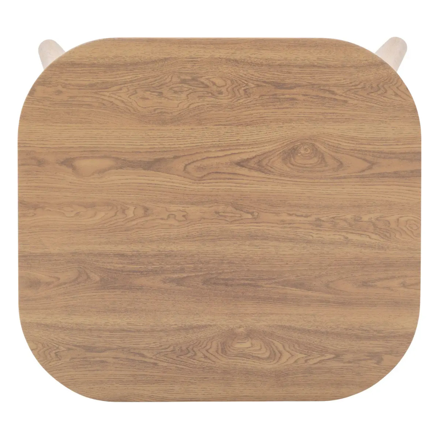 Table basse de jardin rectangulaire "Manissa" effet bois 60 x 55cm en aluminium