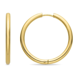 Pendientes Lux by Lux acabados oro amarillo 18k