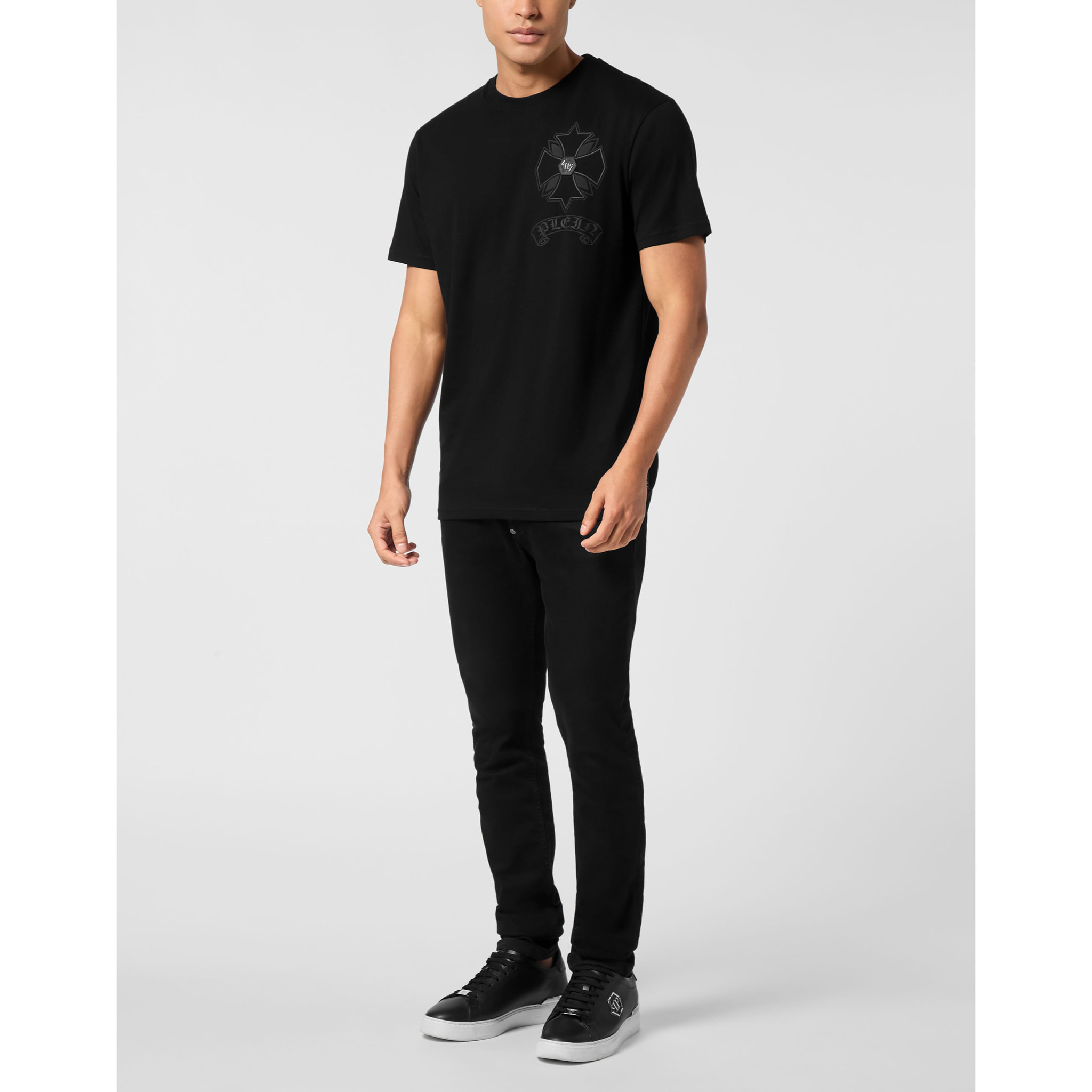 PHILIPP PLEIN Camiseta Cuello Redondo Ss CHROME