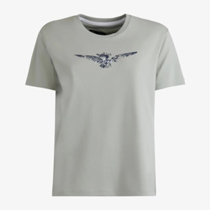 T-shirt Esercito a maniche corte verde donna