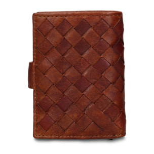 Portafoglio uomo in vera pelle - Modello Eldoro Elite - Casual - 7.5 x 10.0 x 2.0 cm