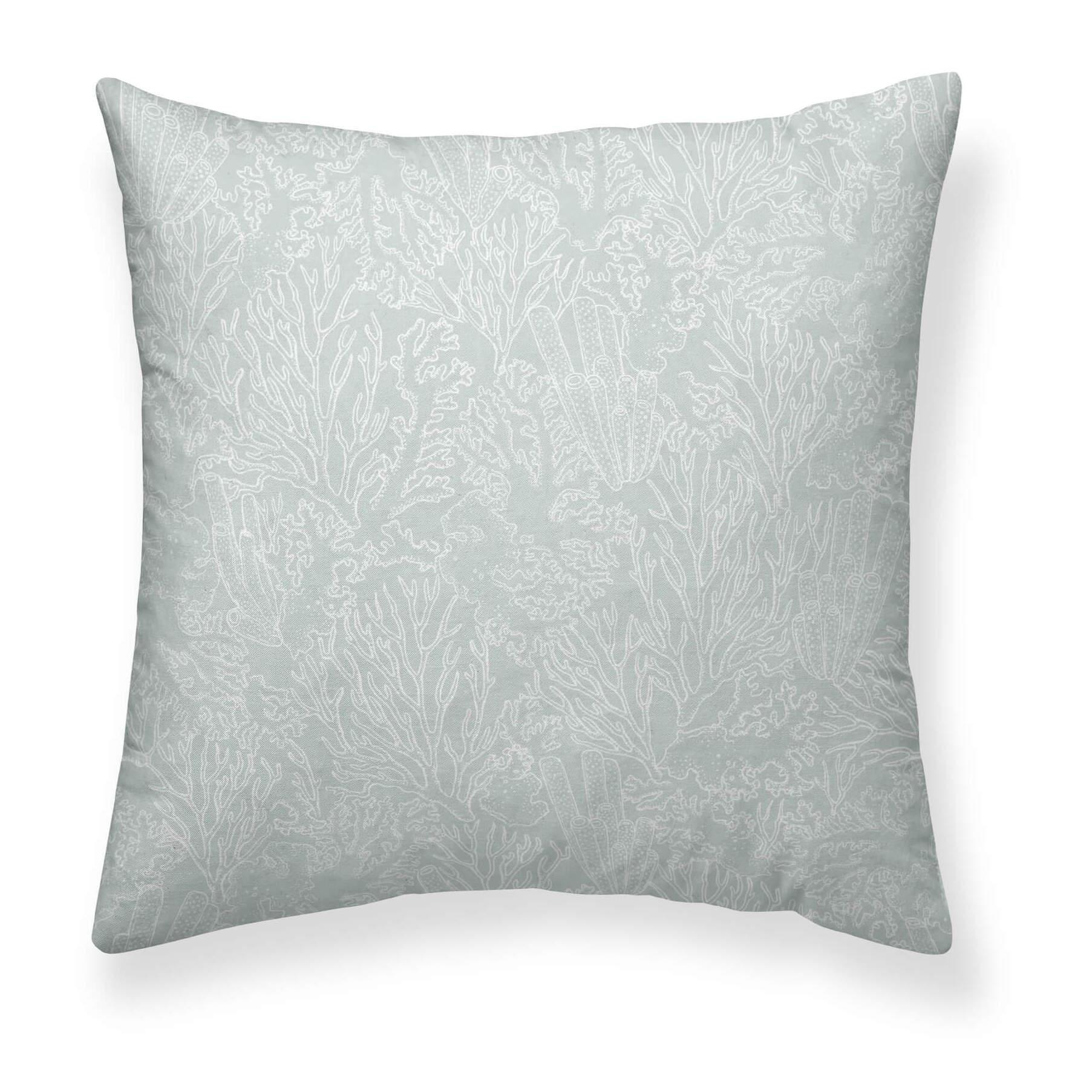 Housse de coussin décorative Menthe Estartit 45x45 cm