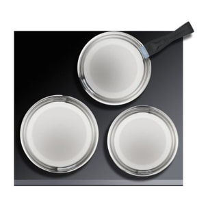 Set de 3 poêles 20 / 24 / 26cm amovible