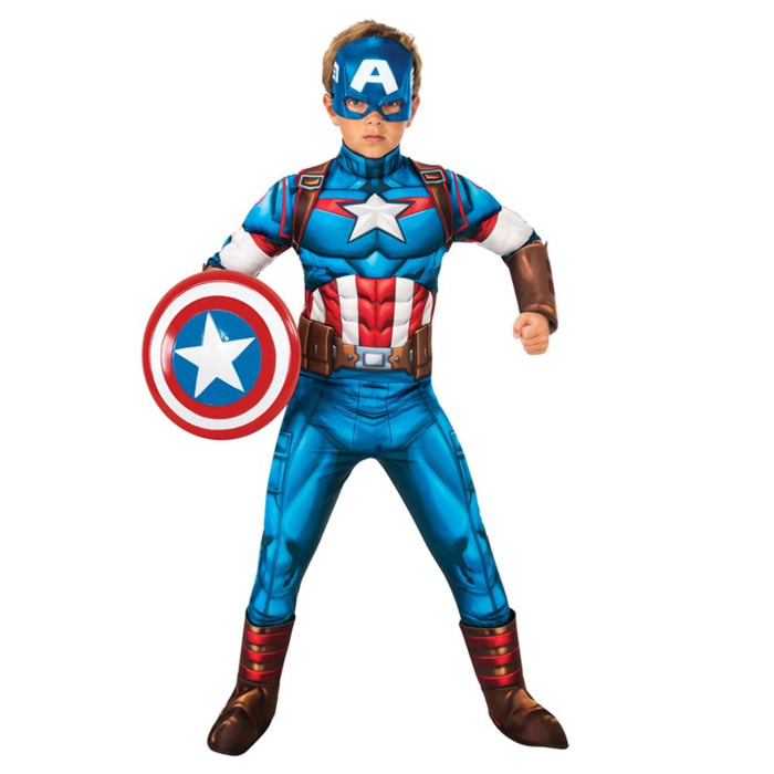 DISFRAZ CAPITAN AMERICA DELUXE INF
