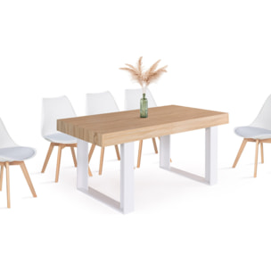 Tables à manger extensibles Brixton - Bois - Blanc