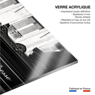 Tableau paris m comme metro  Tableau plexiglas