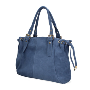 Borsa a mano da donna Made in Italy - Modello Celeste Plus - 100% pelle - 20.0 x 28.5 x 41.0 cm