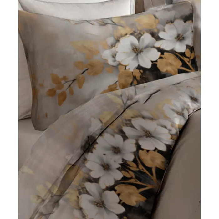 Completo Lenzuola Balzate 2 piazze Relax 129 100% Cotone e Made in Italy con stampa digitale HD