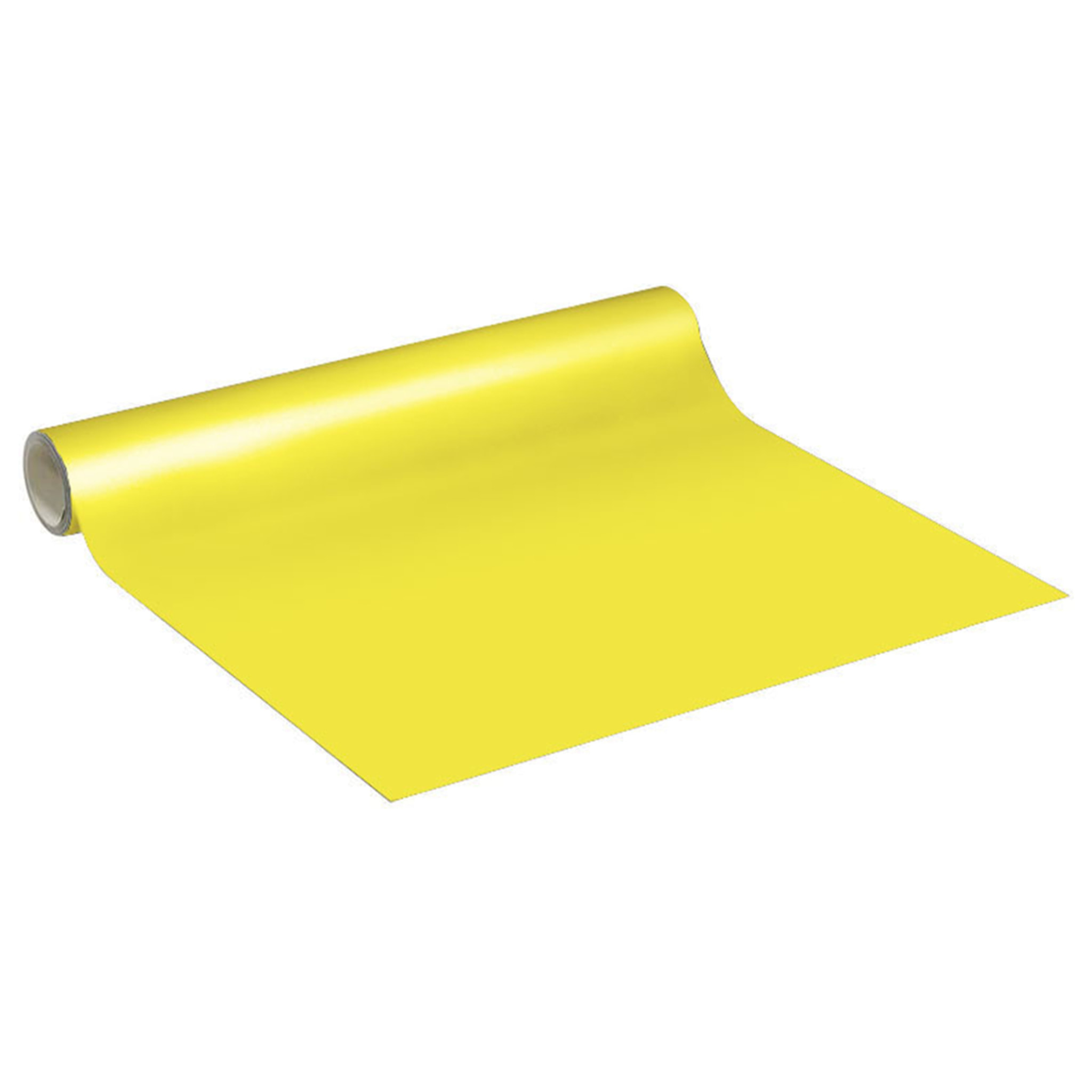 Rouleau adhésif décoratif Vinyle au Mètre - Jaune canari - Sticker Lavable Imperméable Mur Cuisine Meubles