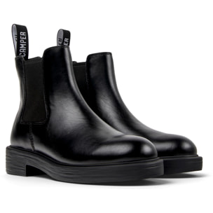 Botines - CAMPER Dean - Negro - Cuero liso