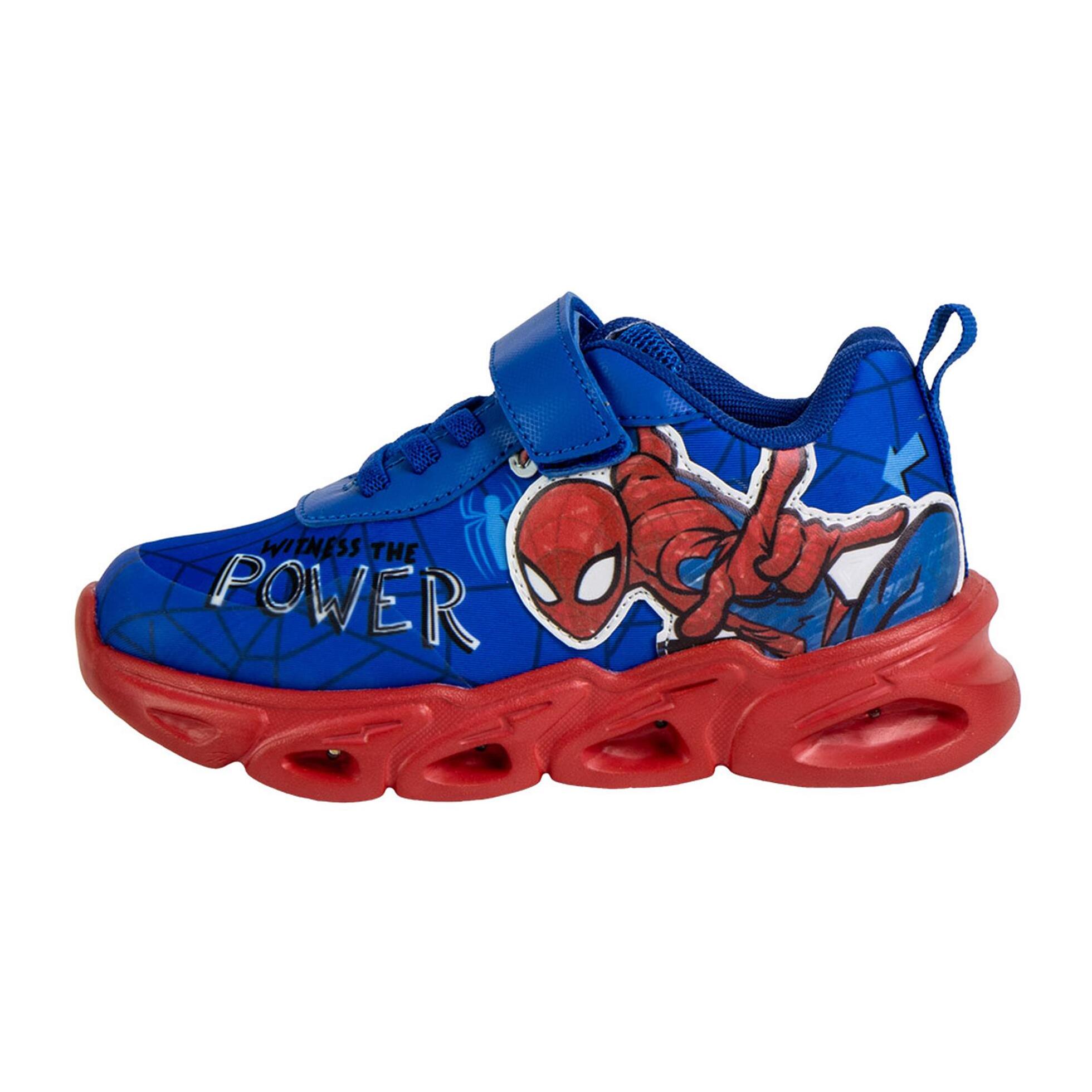 Zapatilla deportiva infantil suela ligera "Spiderman"