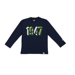 Camiseta de manga larga con estampado Basic y logo