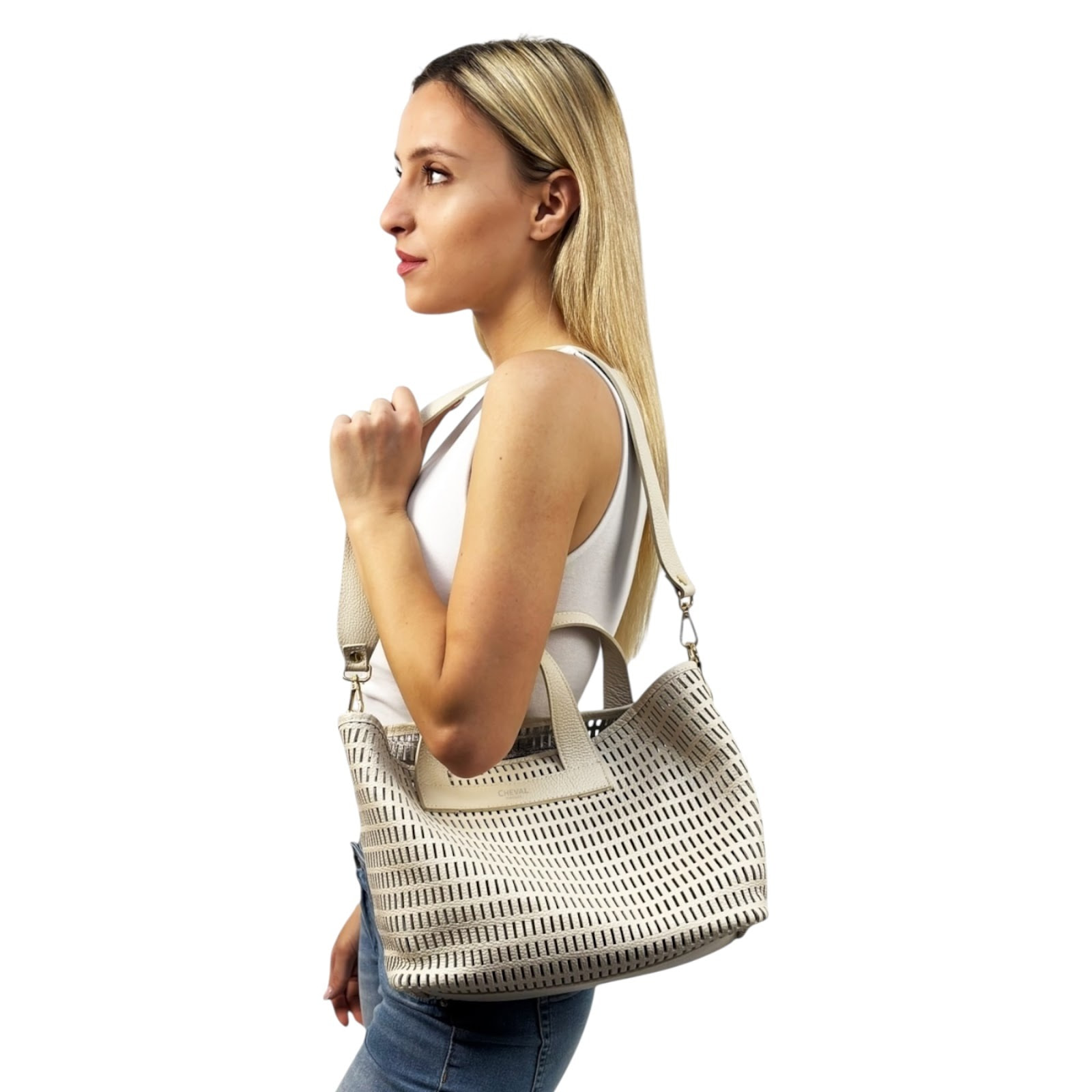 Bolso de Mano Cheval Firenze Ocean Beige