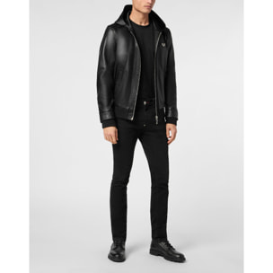 PHILIPP PLEIN Leather Jacket