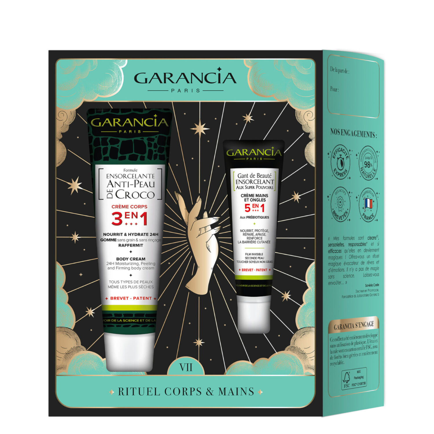 Rituel Hydratation Corps et Mains - Coffret Crème Corps 150ml Crème Mains 50ml