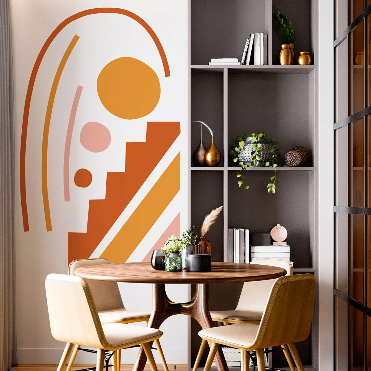 Papier peint - Ambiance Sticker - ARCHE MODERNE SAIKA - Intissé pré-encollé fresques - 90x60cm