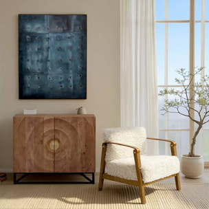 Fauteuil Simon crème Kare Design