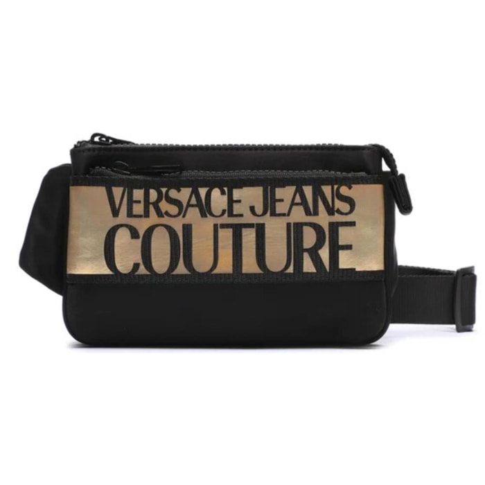 Versace Jeans Couture Bolsa de cinturón con cierre de cremallera con el logotipo de Versace Jeans Couture.